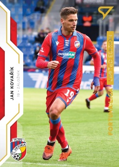 Jan Kovarik Viktoria Plzen SportZoo FORTUNA:LIGA 2020/21 Gold Limited /99 #94